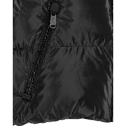 Black Polyethylene Sleeveless Jacket