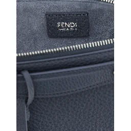 Blue Calfskin Clutch Bag