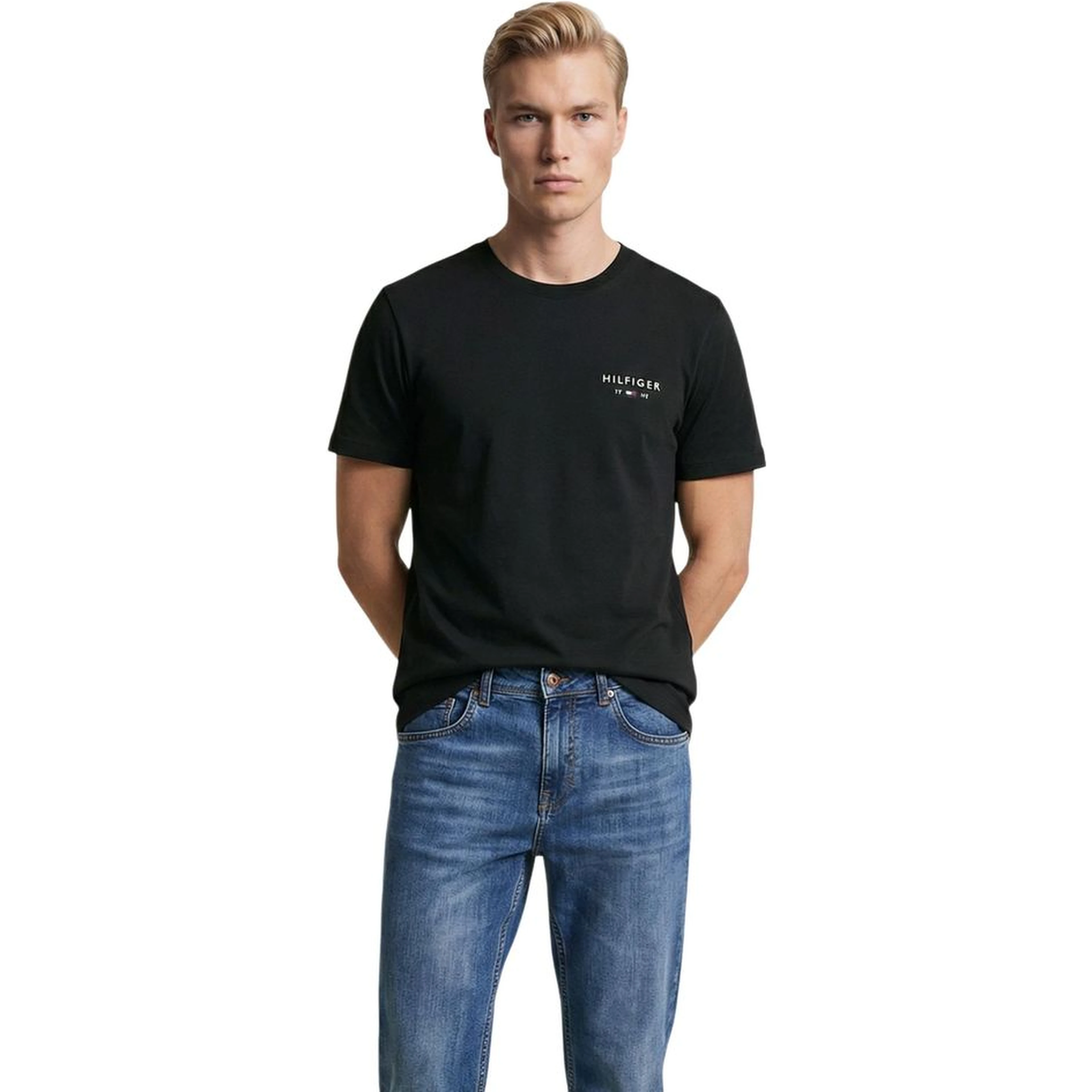 Black Cotton T-Shirt