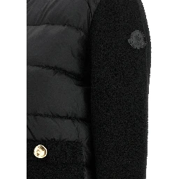 Black Polyamide Full-Length Jacket