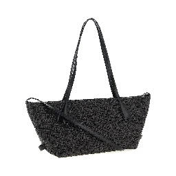 Black Polyamide Tote Bag