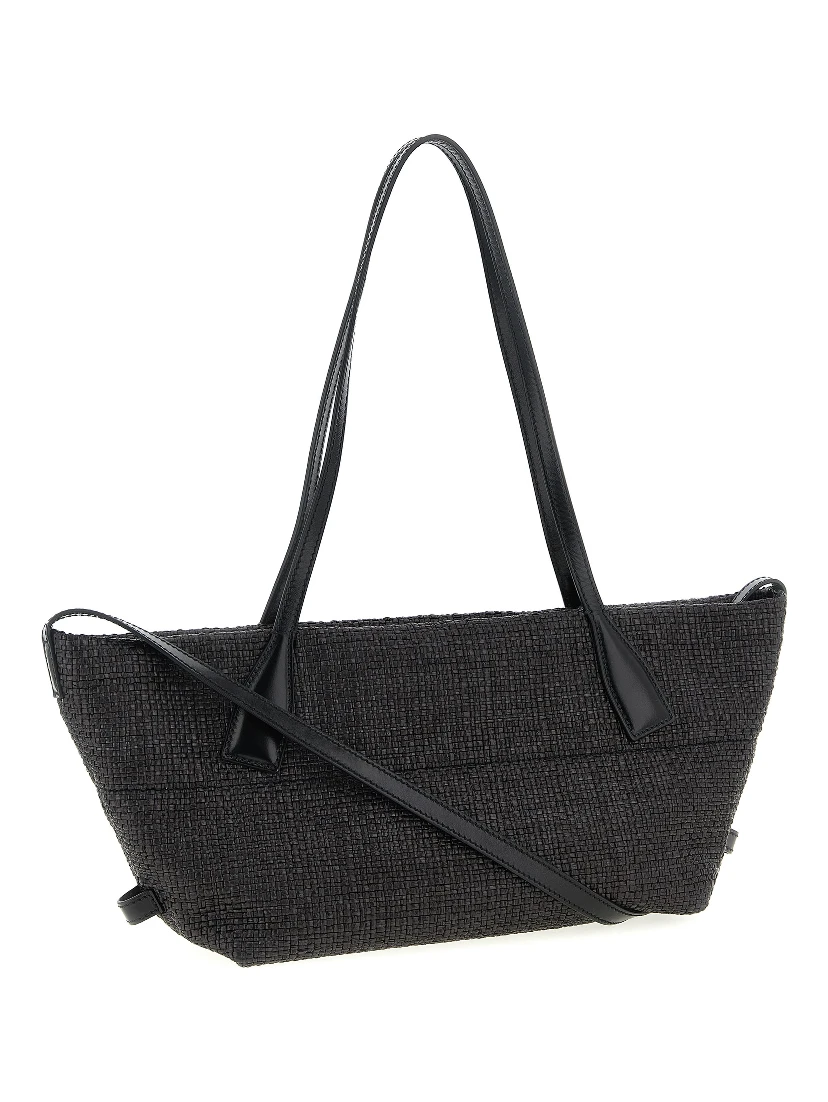 Black Polyamide Tote Bag