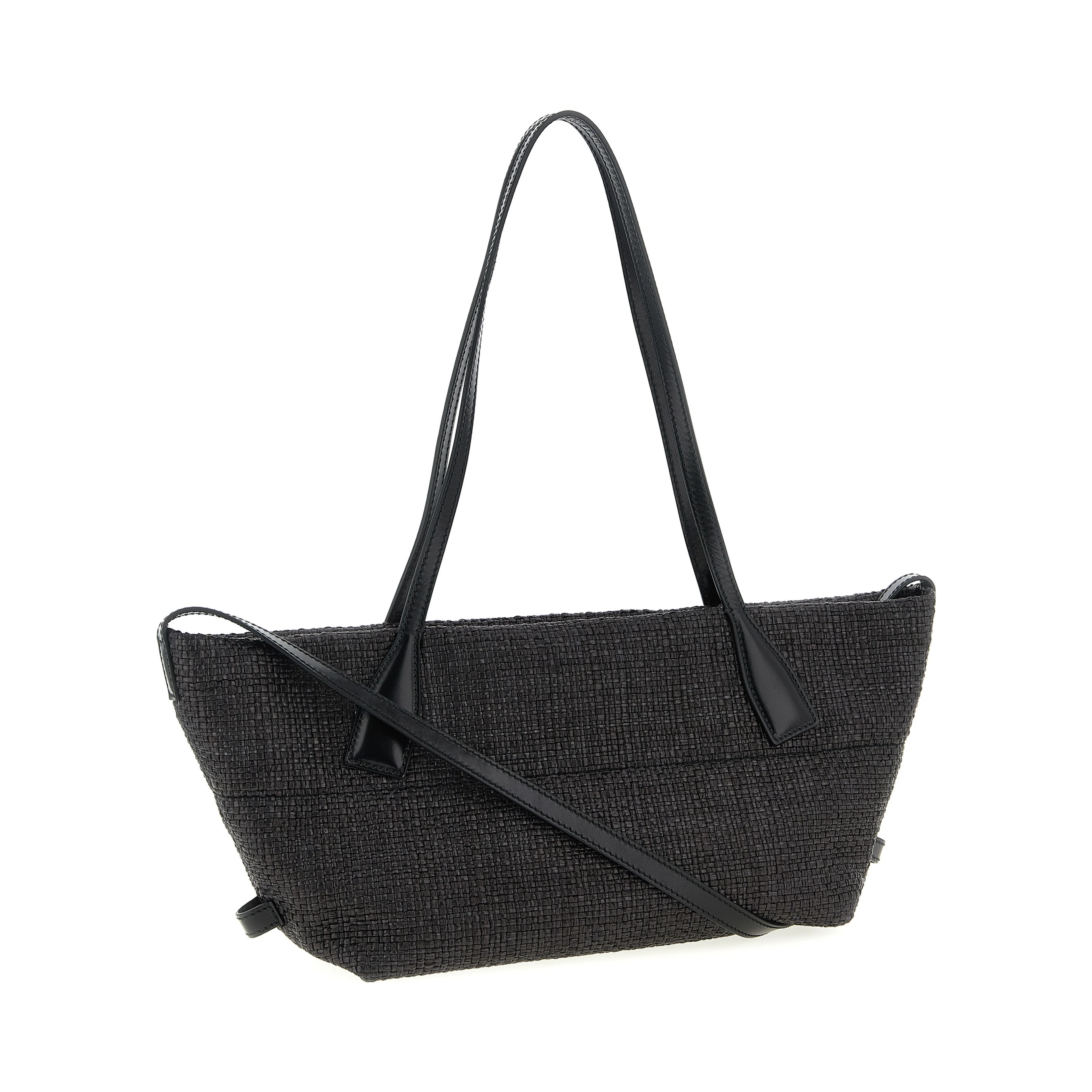Black Polyamide Tote Bag