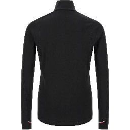 Black Polyamide Sweatshirt