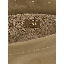 Beige Lamb Leather Handbag
