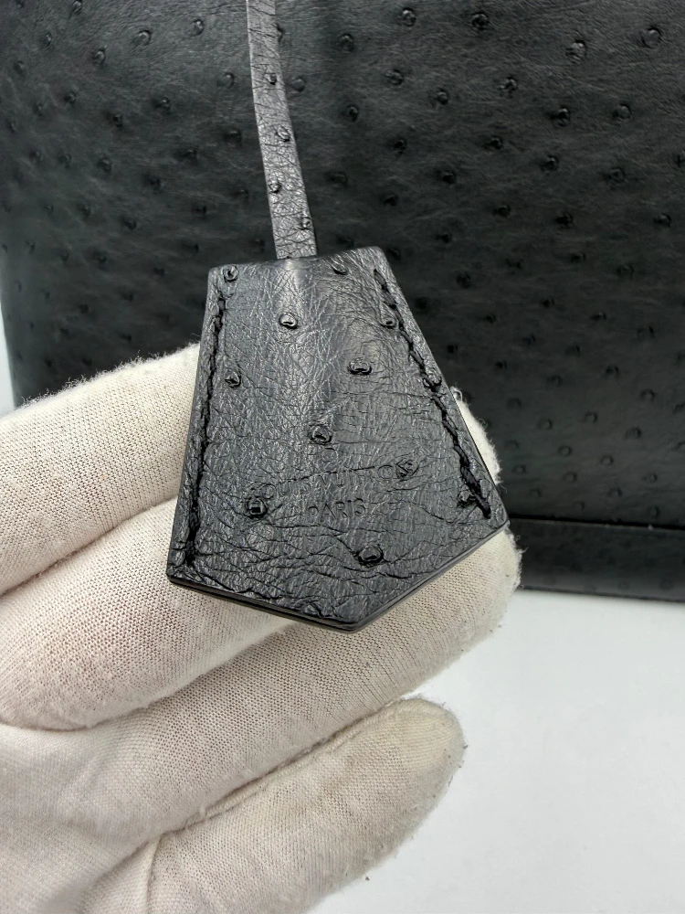 LOUIS VUITTON Alma GM in Ostrich Leather Handbag alternative