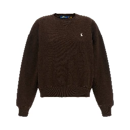 Brown Cotton Sweatshirt
