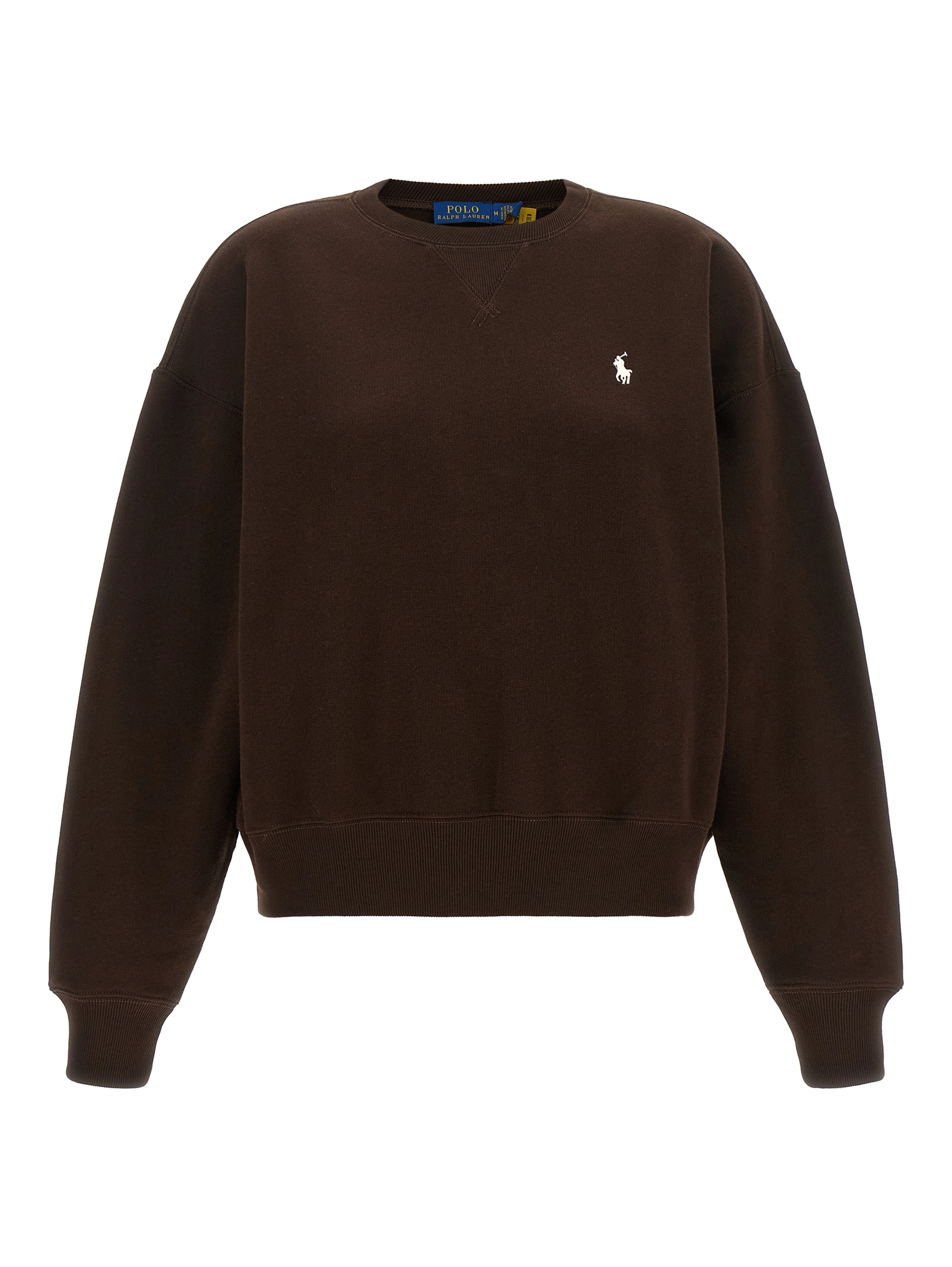 Brown Cotton Sweatshirt