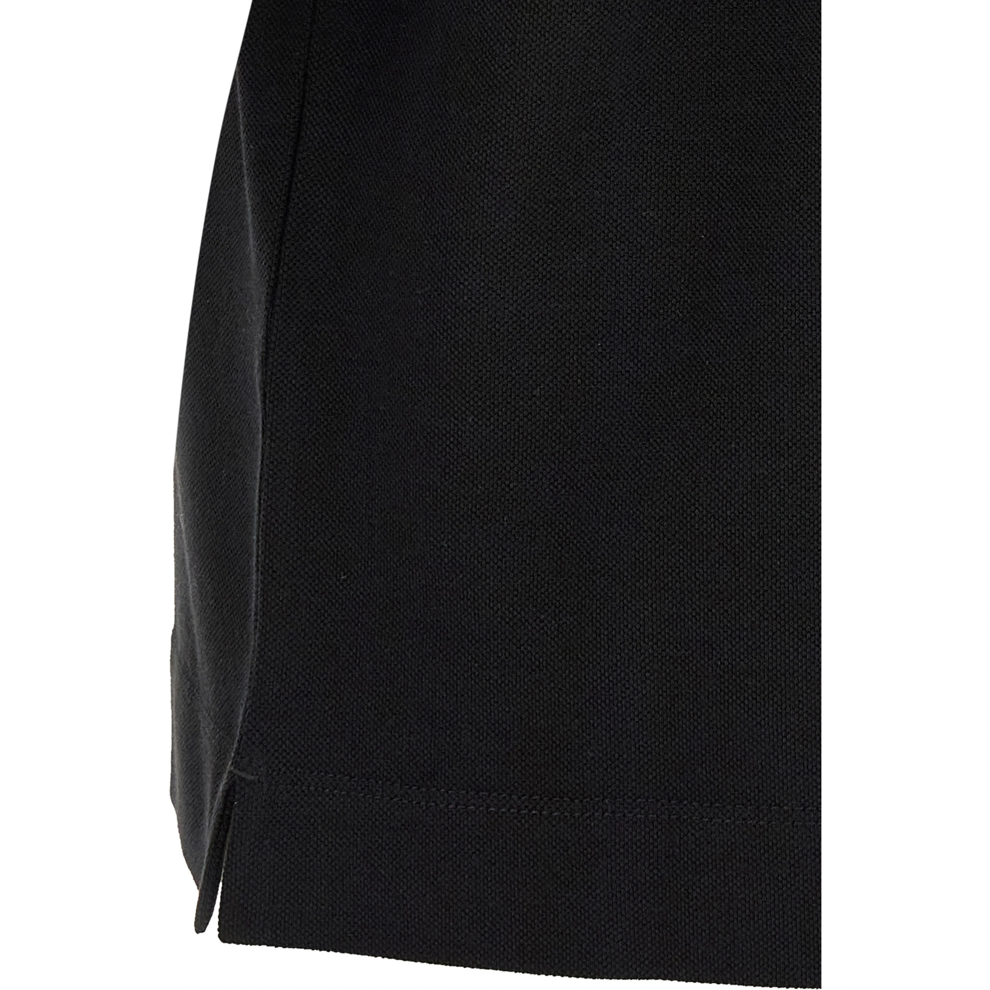 Black Cotton Polo Shirt