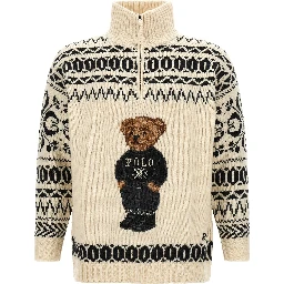 Bicolor Wool Cardigan