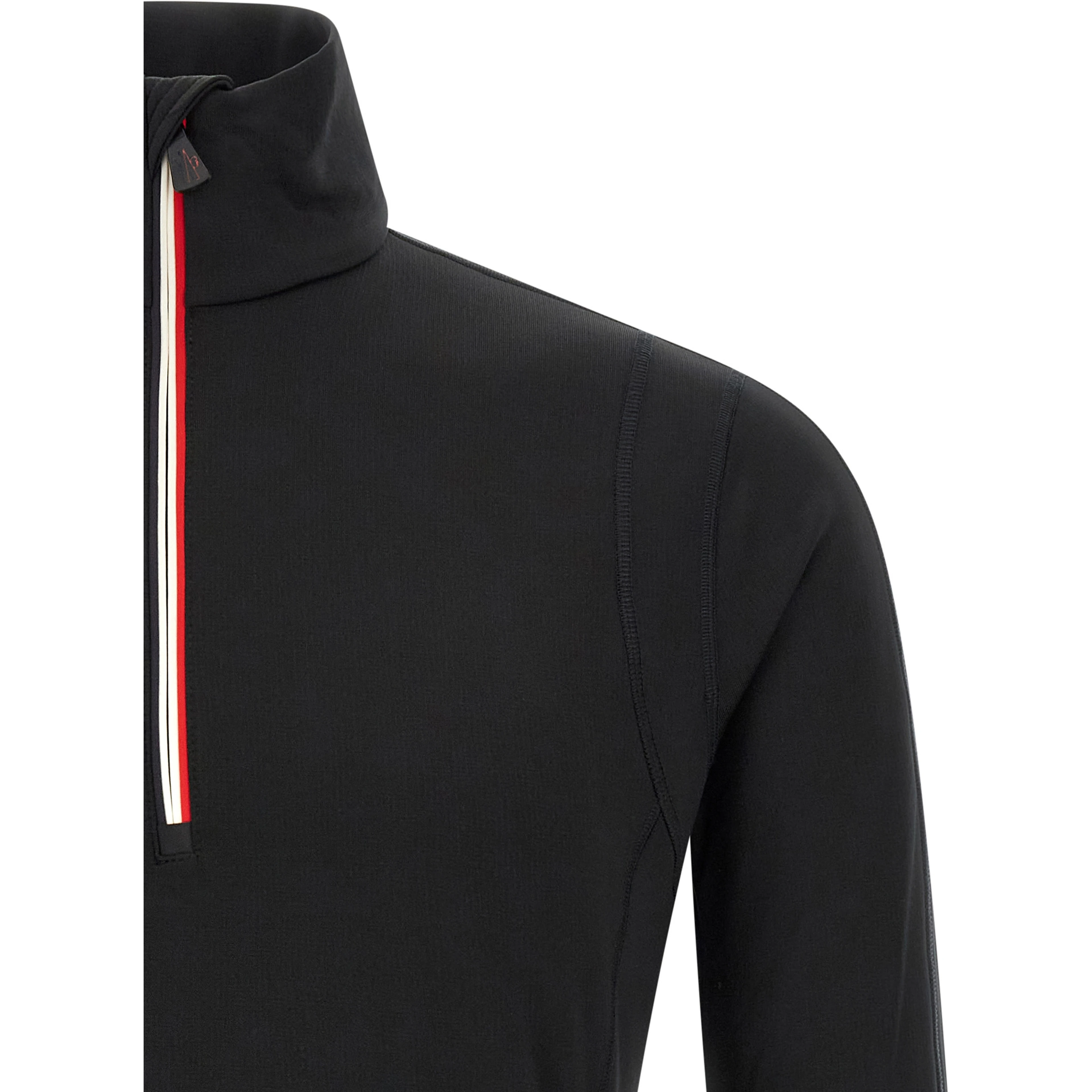 Black Polyamide Sweatshirt
