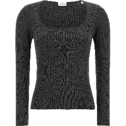 Gray Wool Cardigan