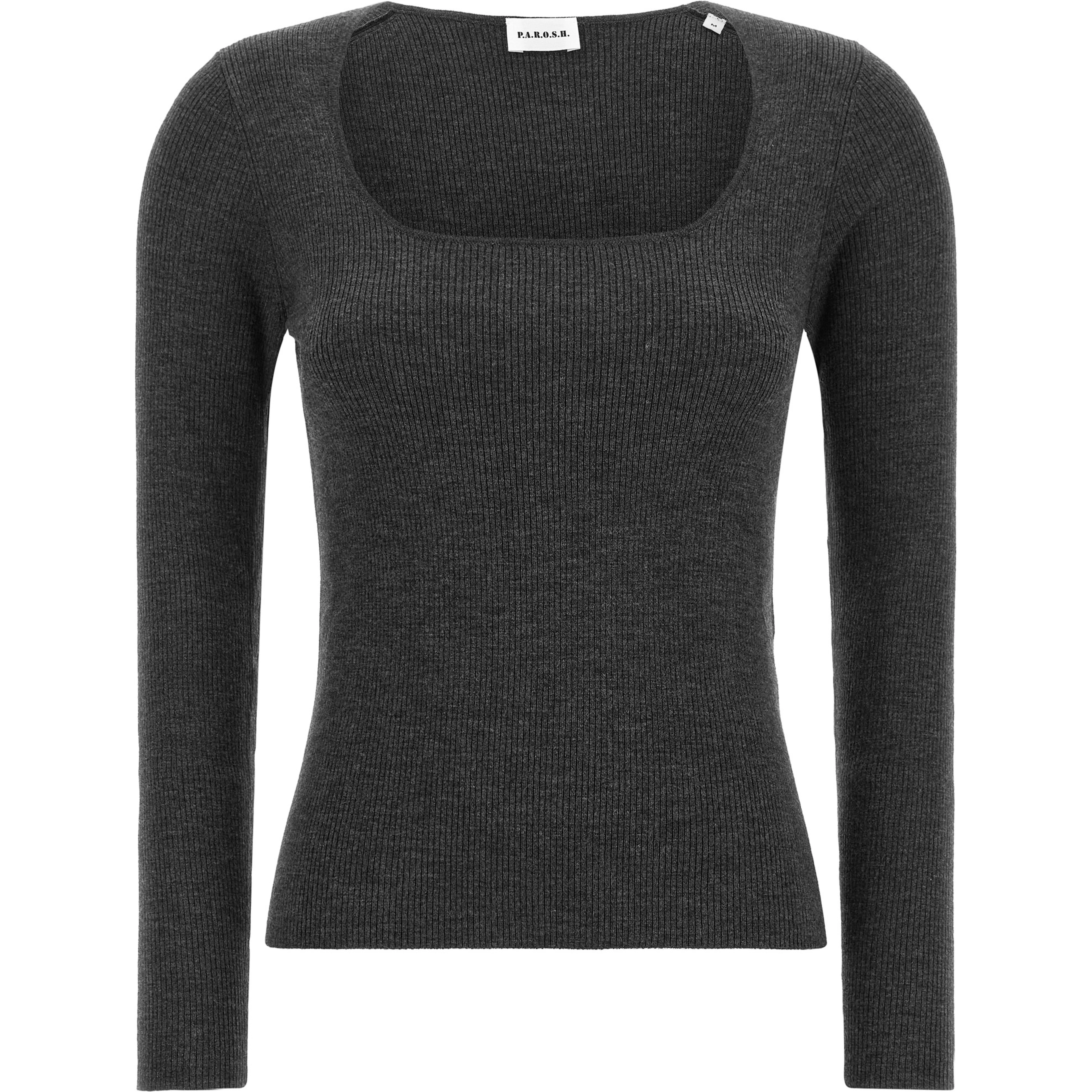 Gray Wool Cardigan