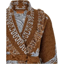 Brown Cashmere Cardigan