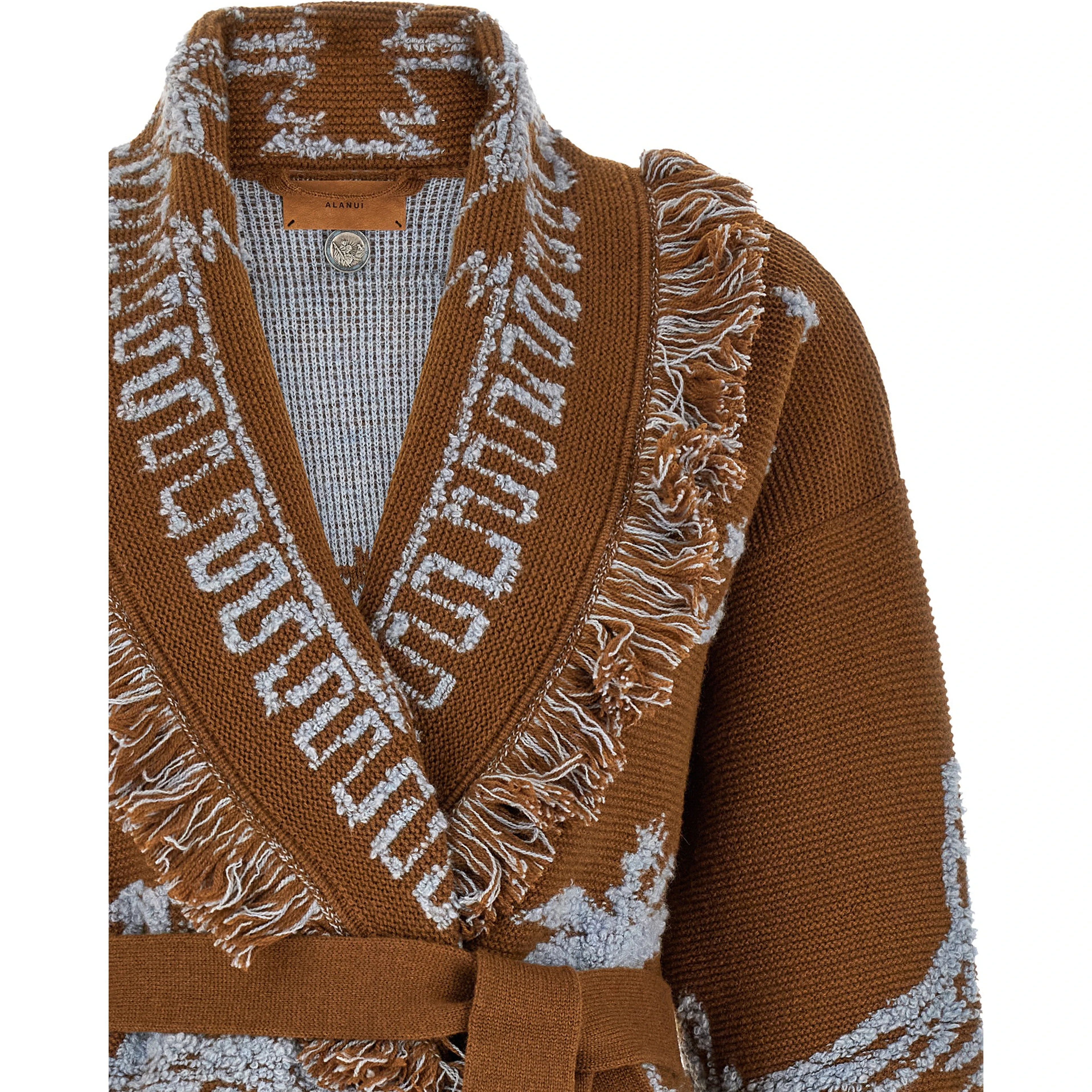 Brown Cashmere Cardigan