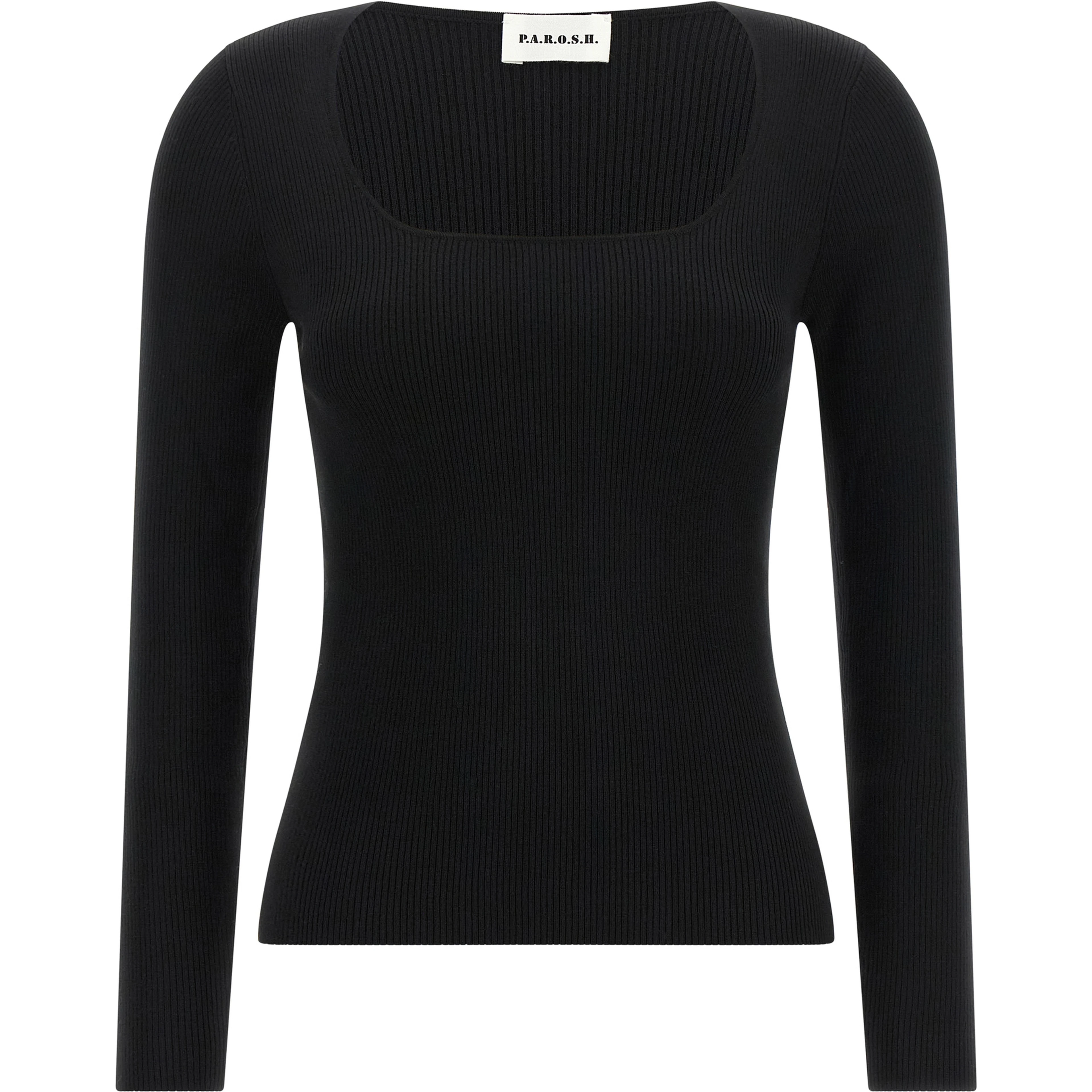Black Wool Cardigan