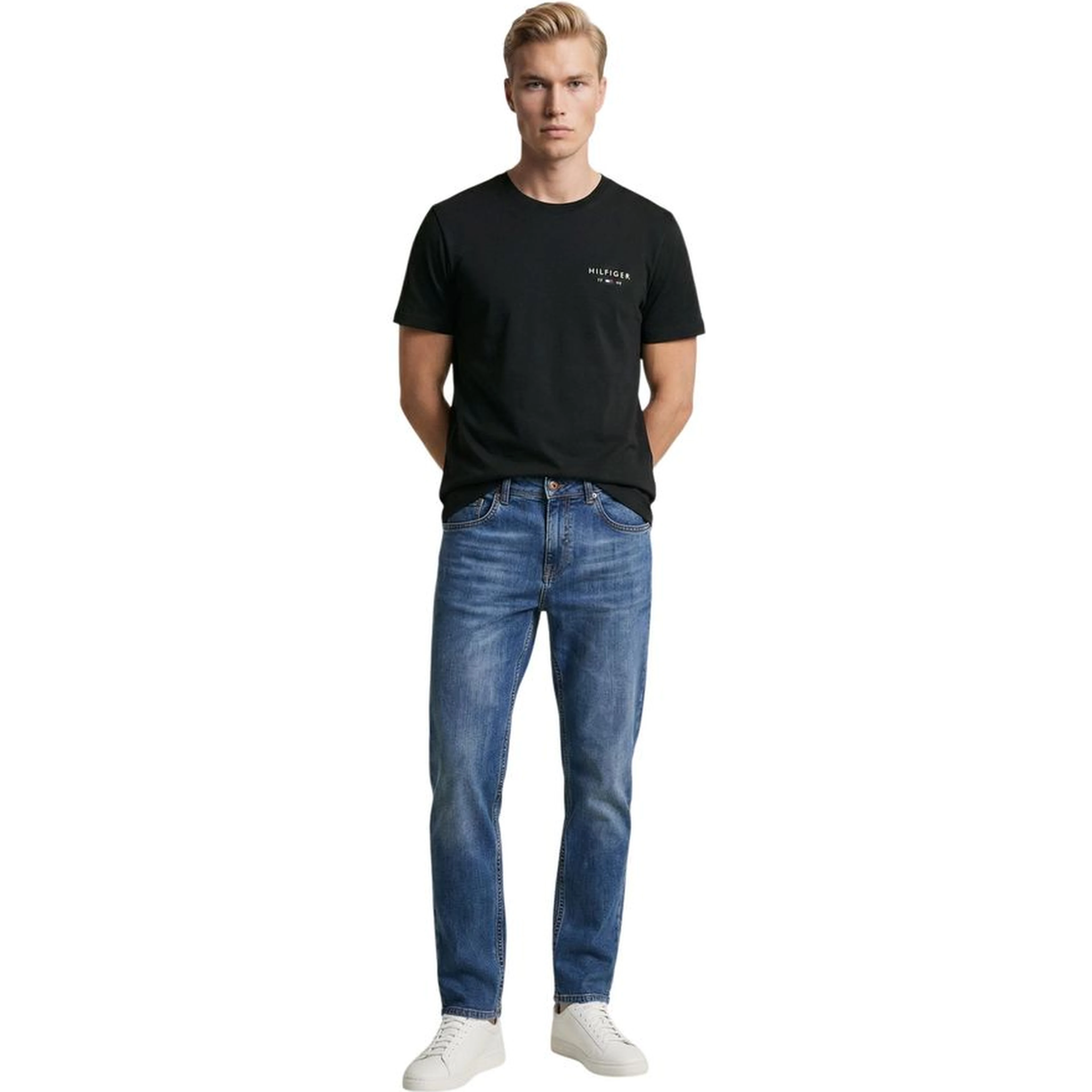 Black Cotton T-Shirt