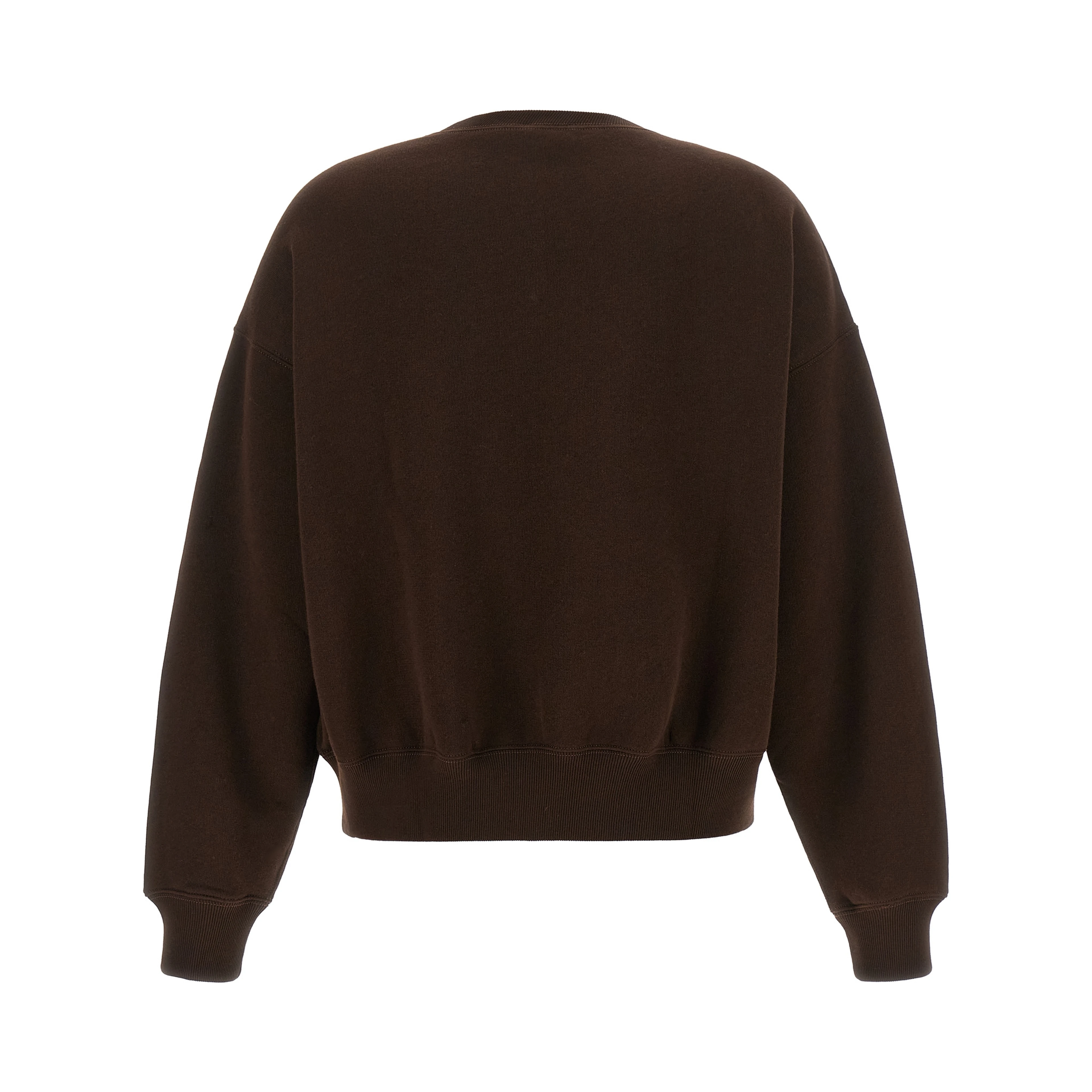 Brown Cotton Sweatshirt