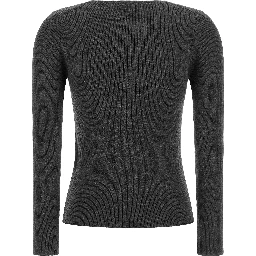 Gray Wool Cardigan