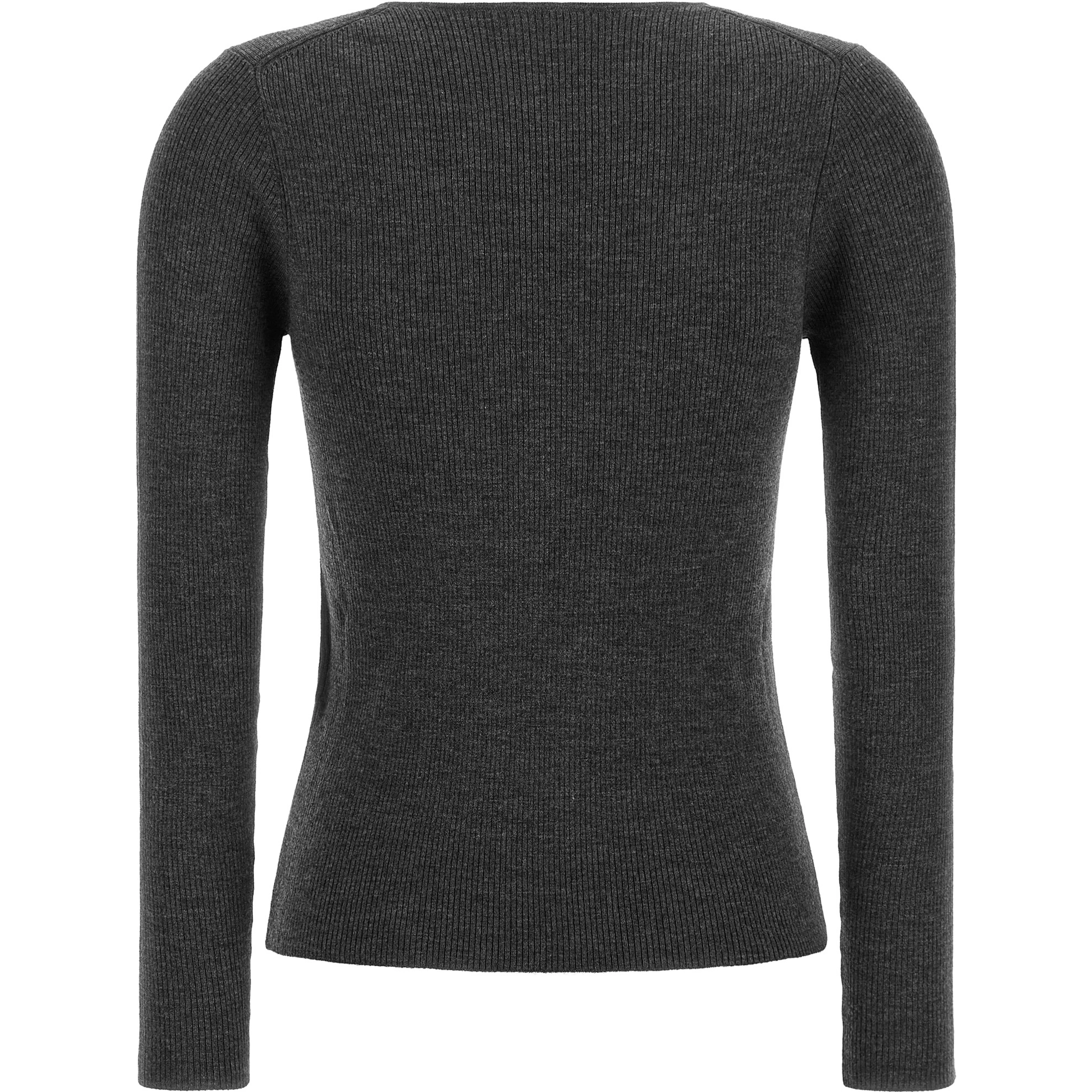 Gray Wool Cardigan