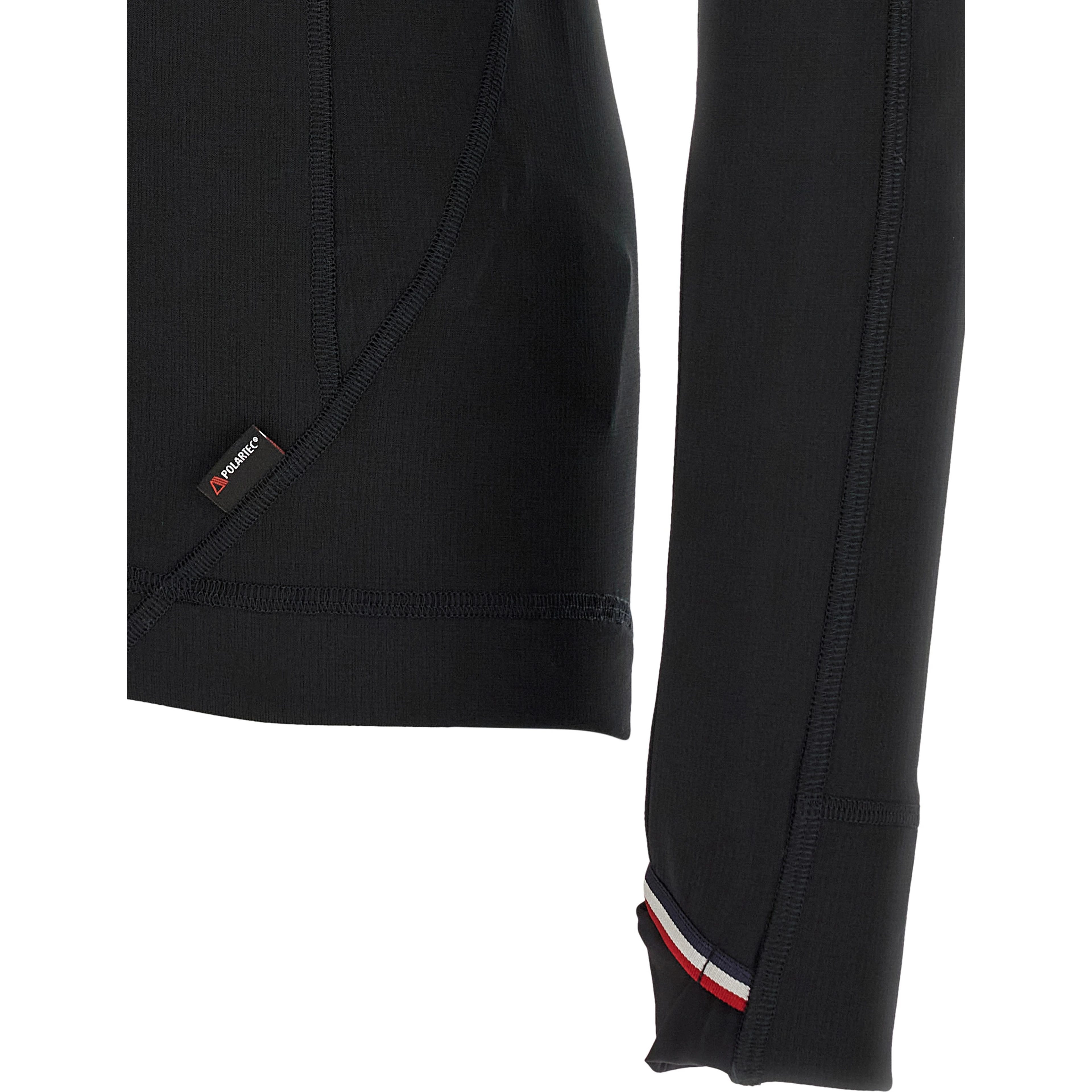 Black Polyamide Sweatshirt