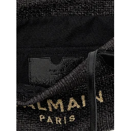 Black Polyamide Tote Bag