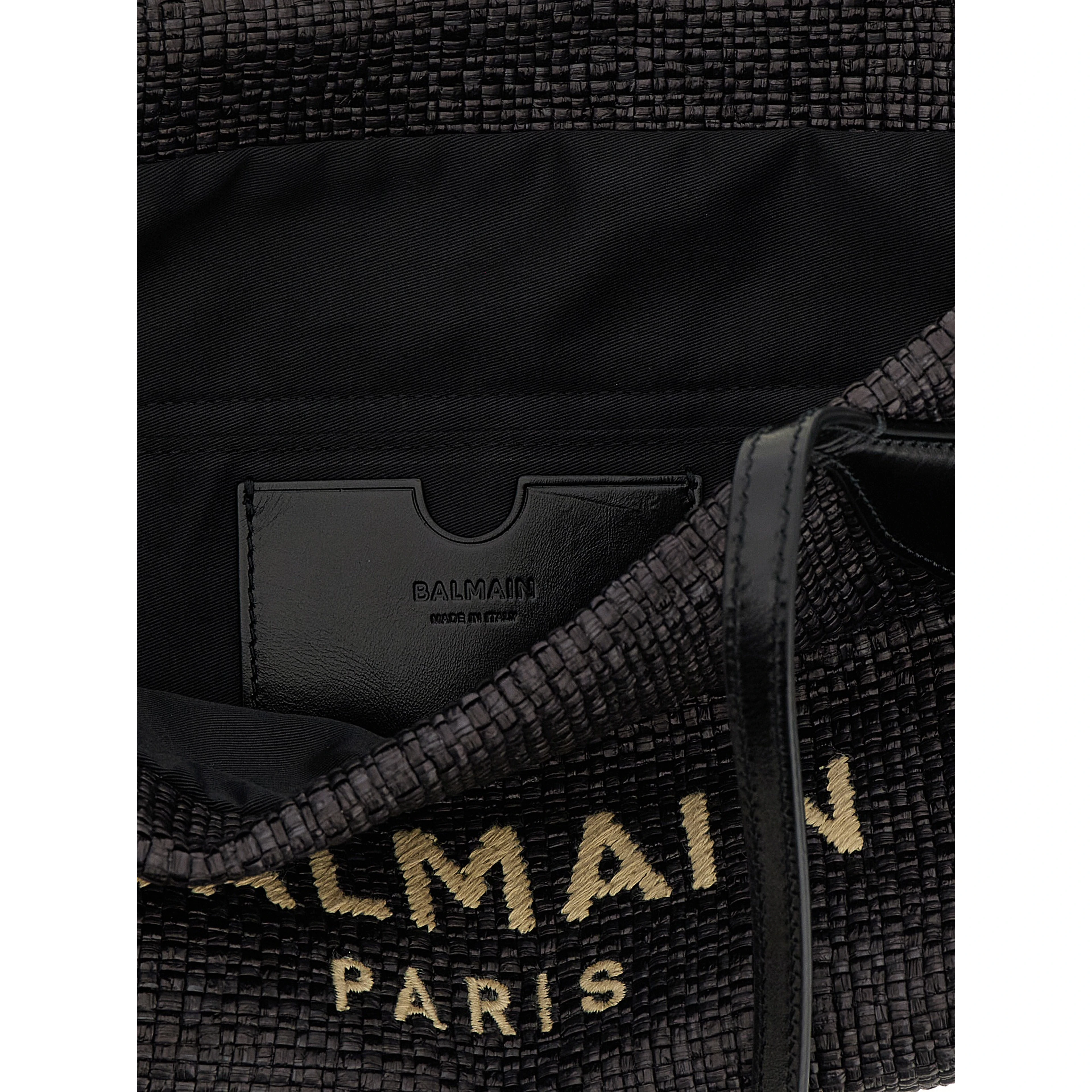 Black Polyamide Tote Bag