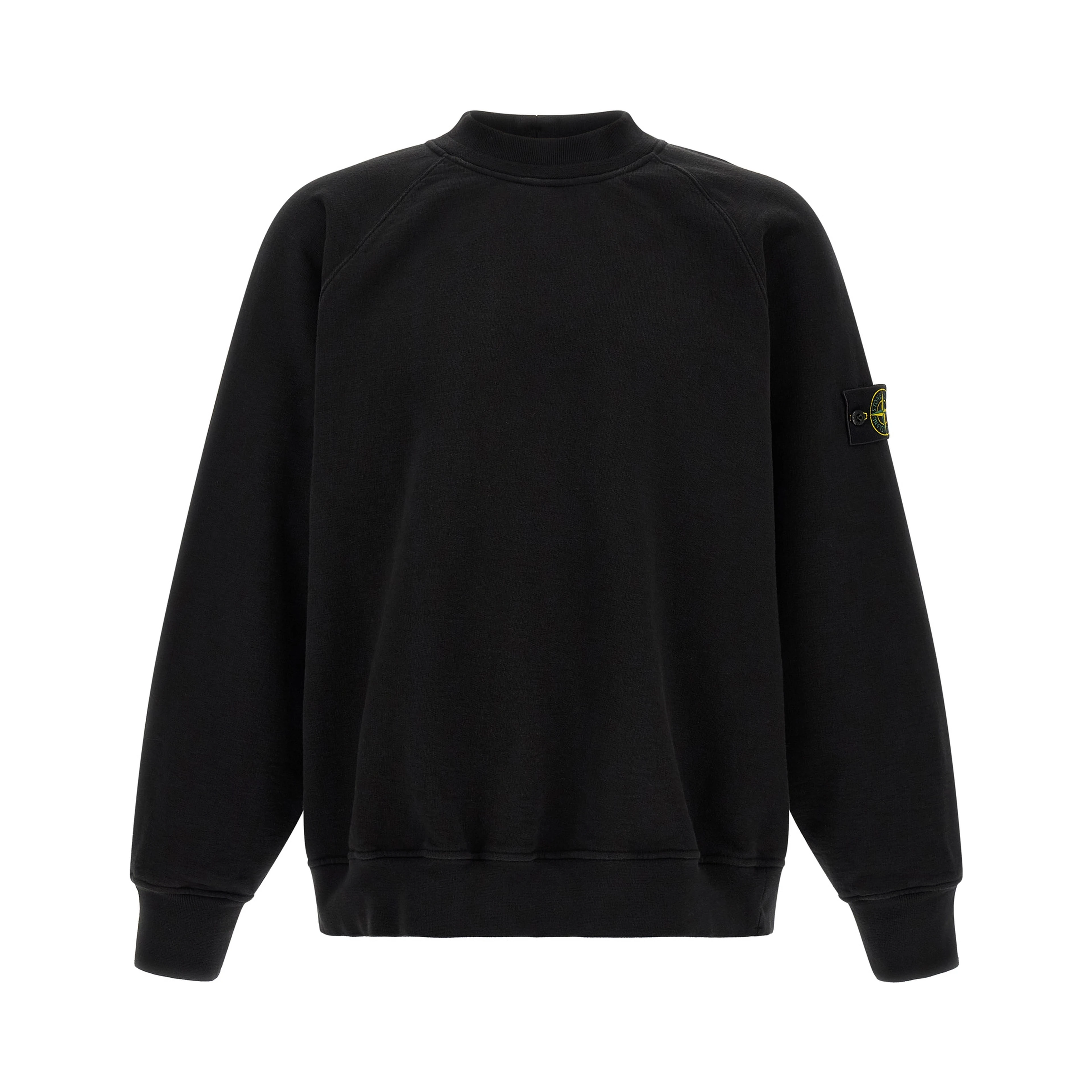 Black Cotton Sweatshirt