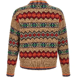 Multicolor Wool Cardigan