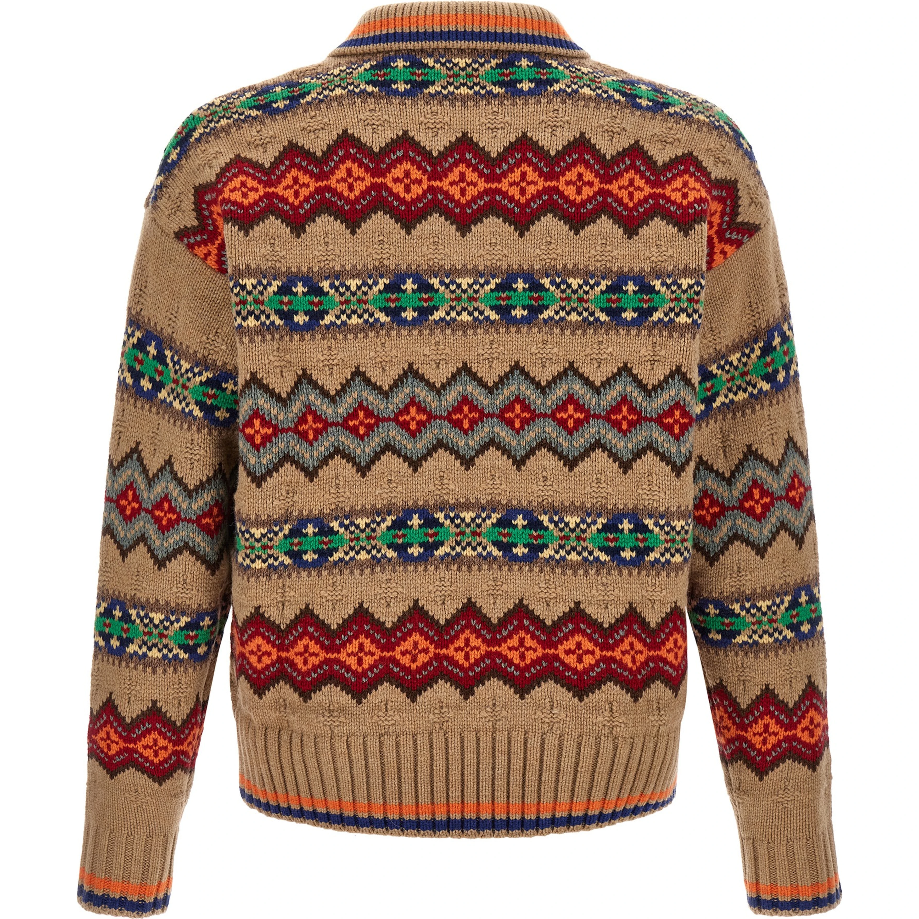 Multicolor Wool Cardigan