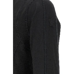 Black Polyamide Sweatshirt