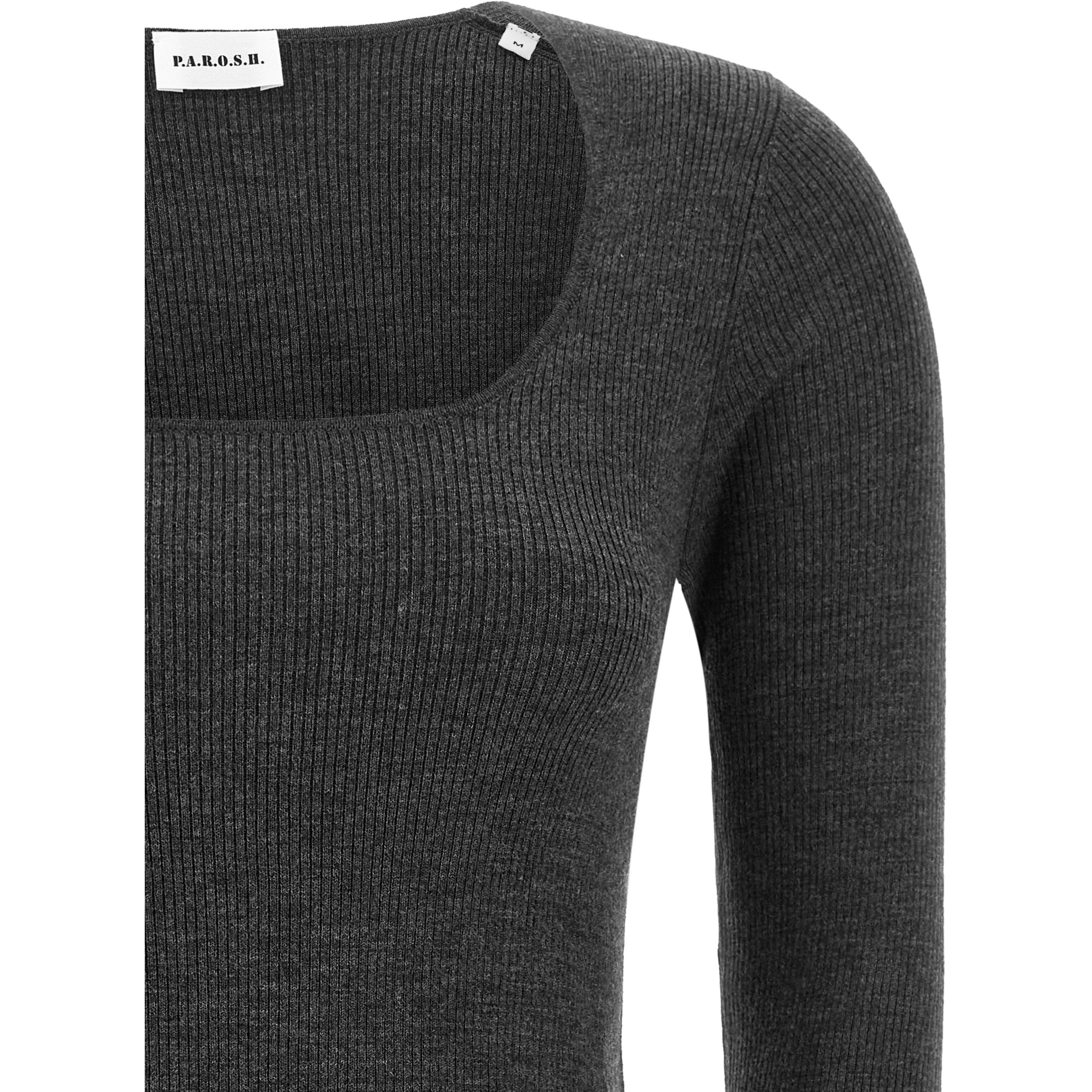 Gray Wool Cardigan