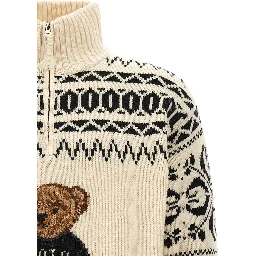 Bicolor Wool Cardigan