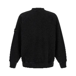 Black Cotton Sweatshirt