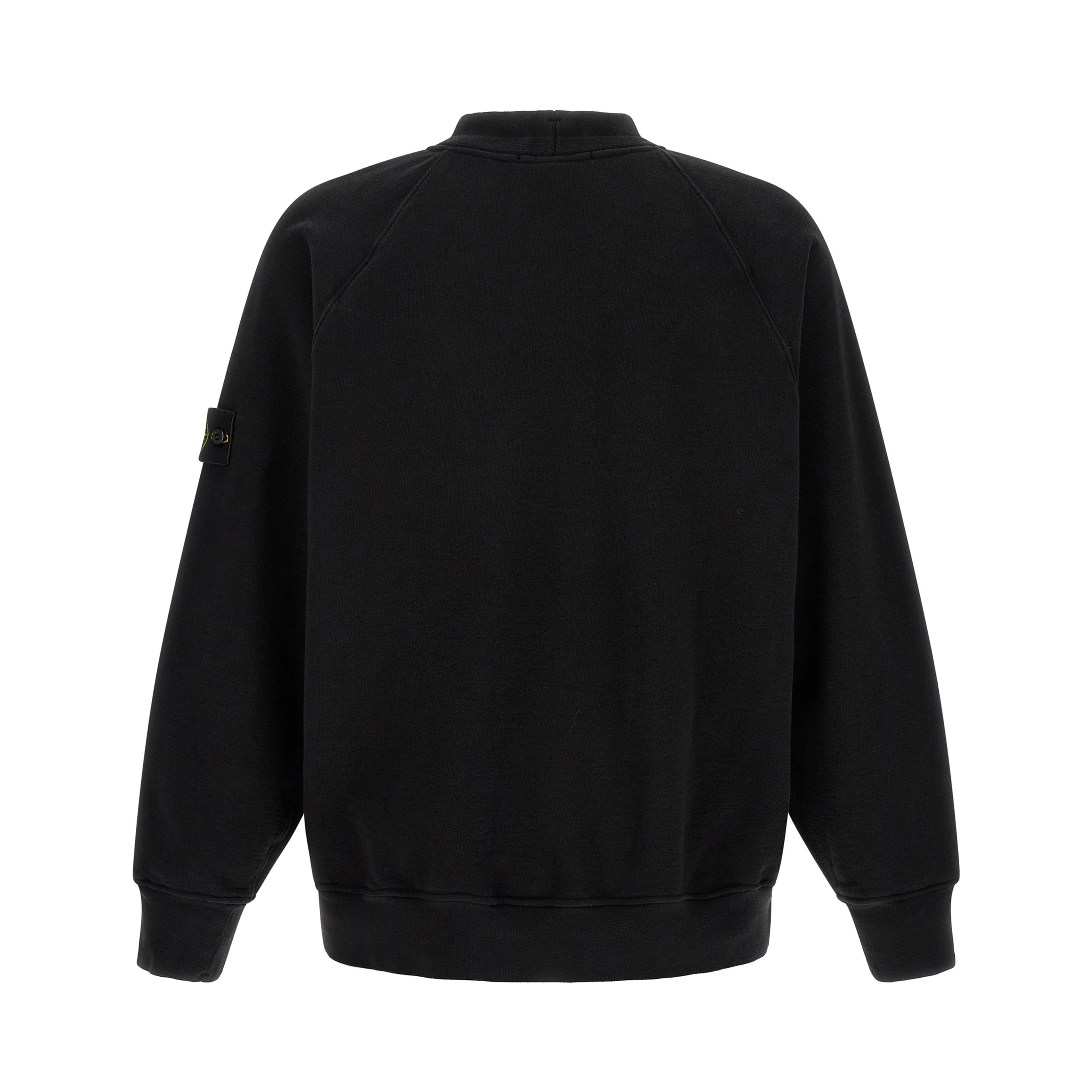Black Cotton Sweatshirt