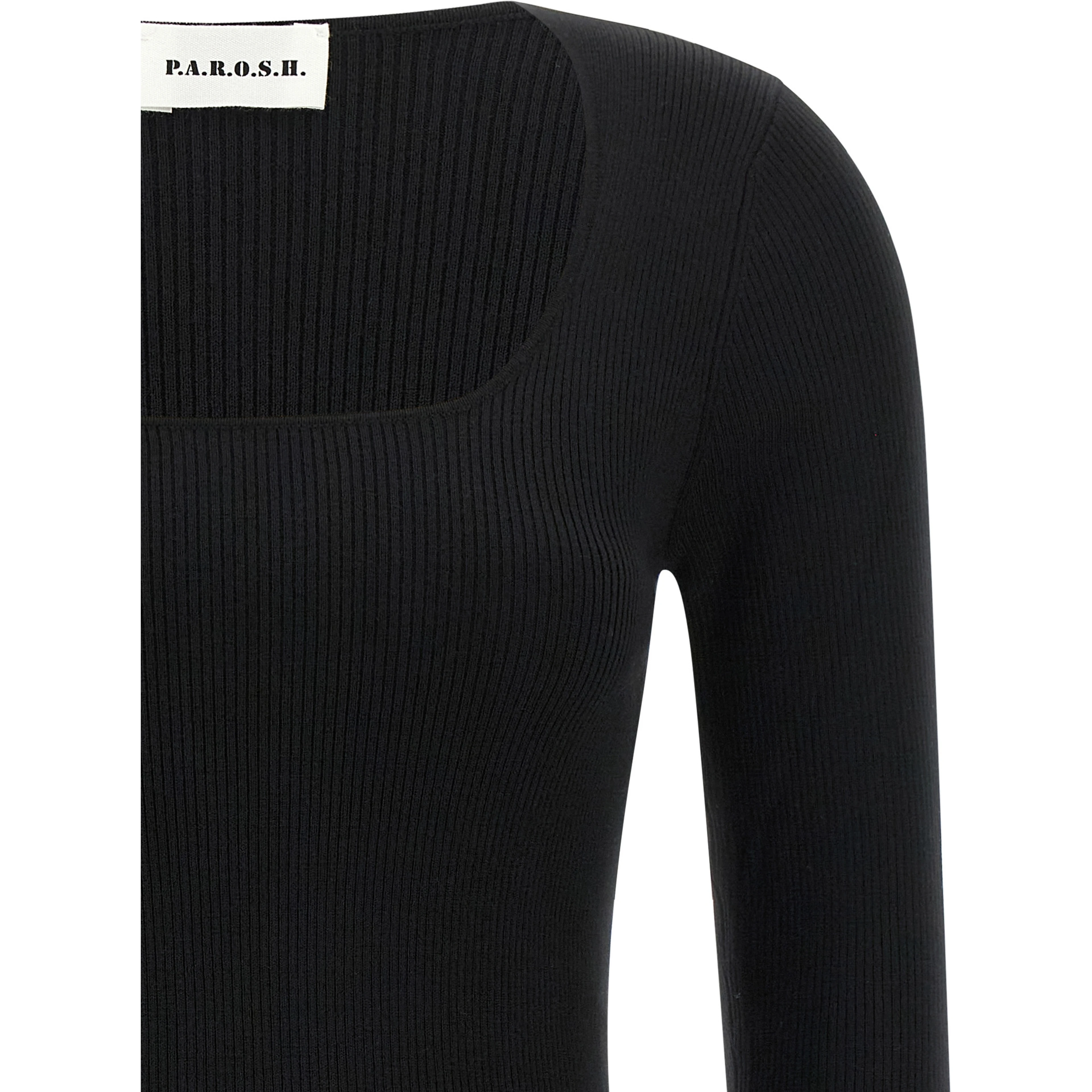 Black Wool Cardigan