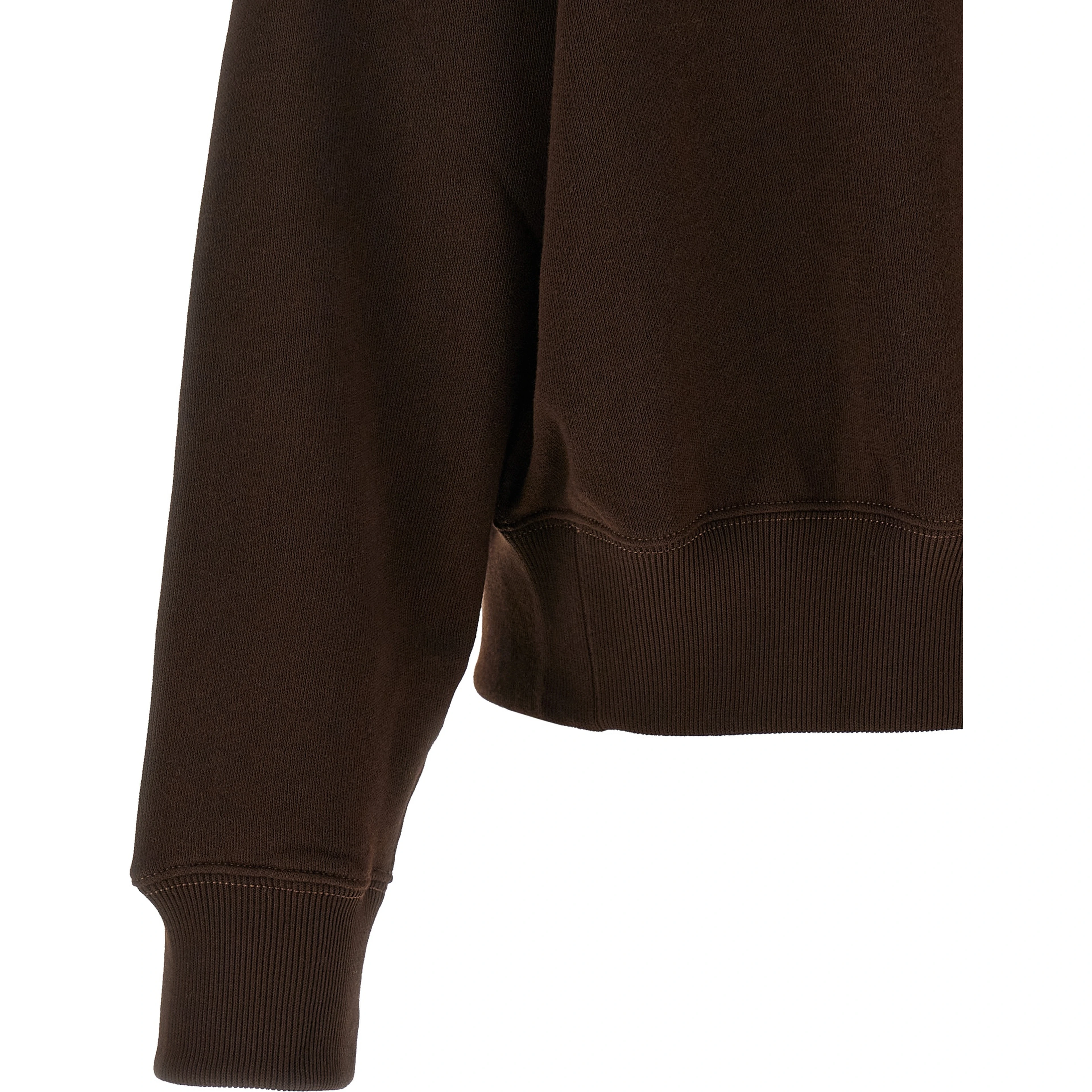 Brown Cotton Sweatshirt