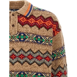 Multicolor Wool Cardigan