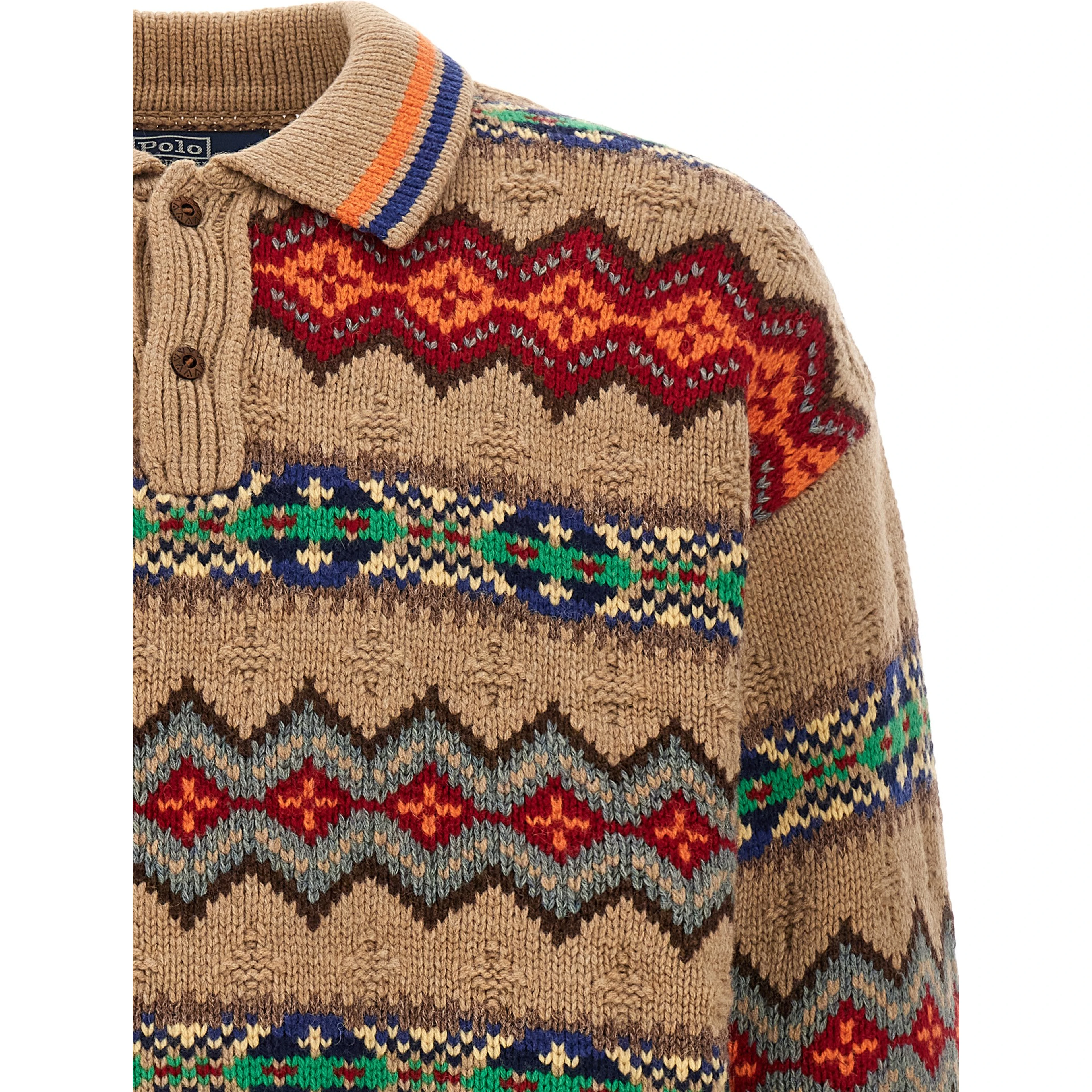 Multicolor Wool Cardigan