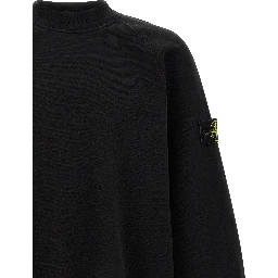 Black Cotton Sweatshirt