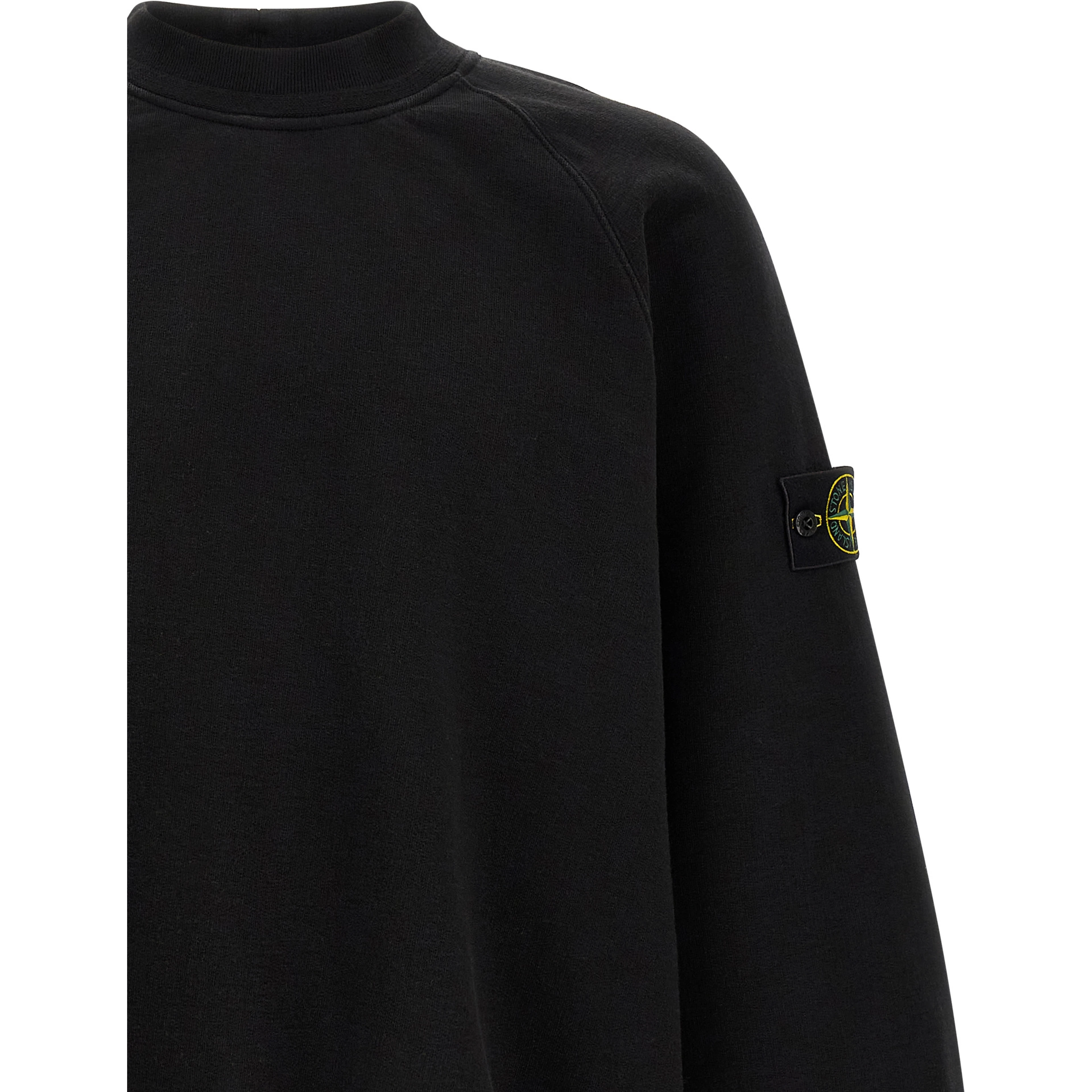 Black Cotton Sweatshirt