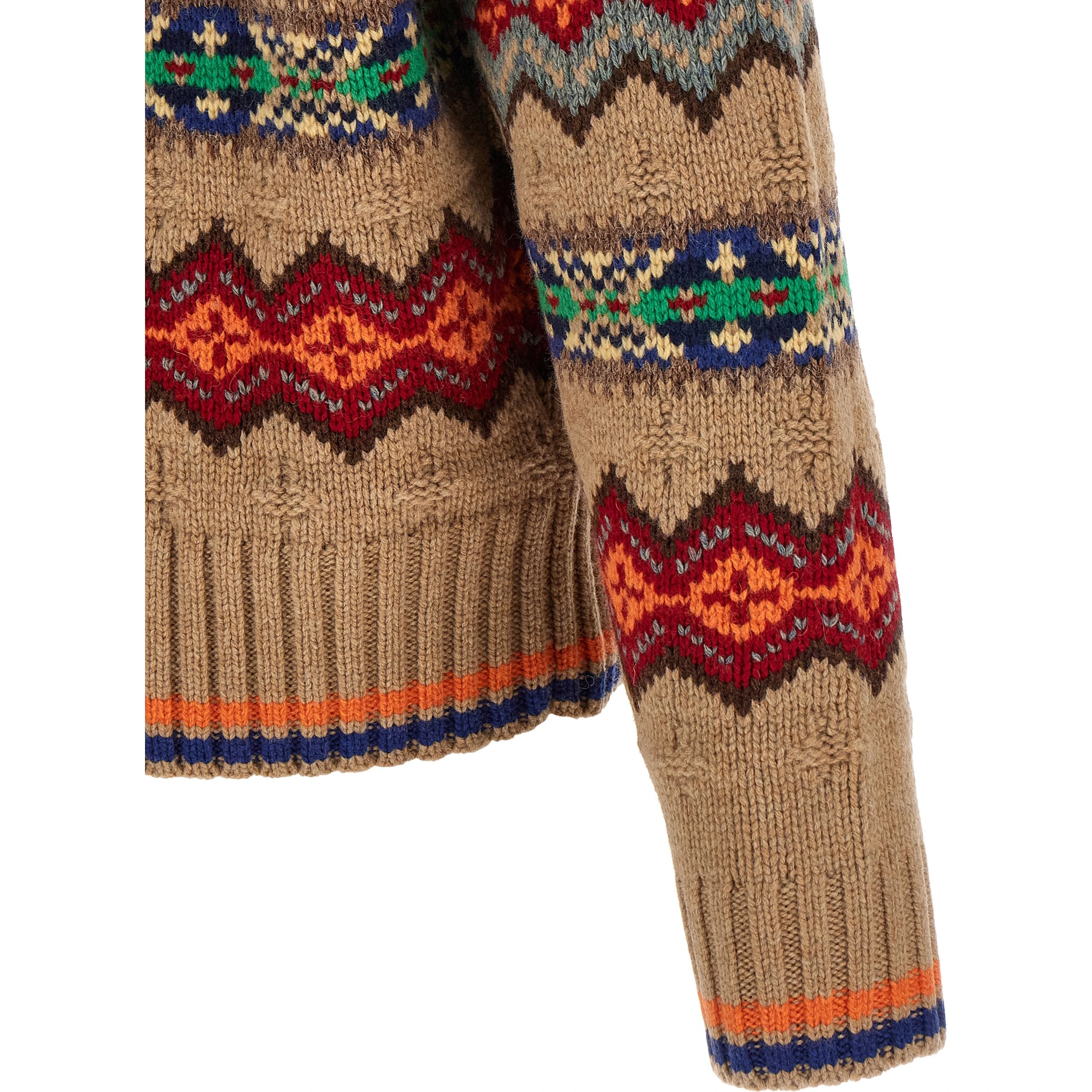 Multicolor Wool Cardigan
