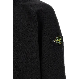 Black Cotton Sweatshirt