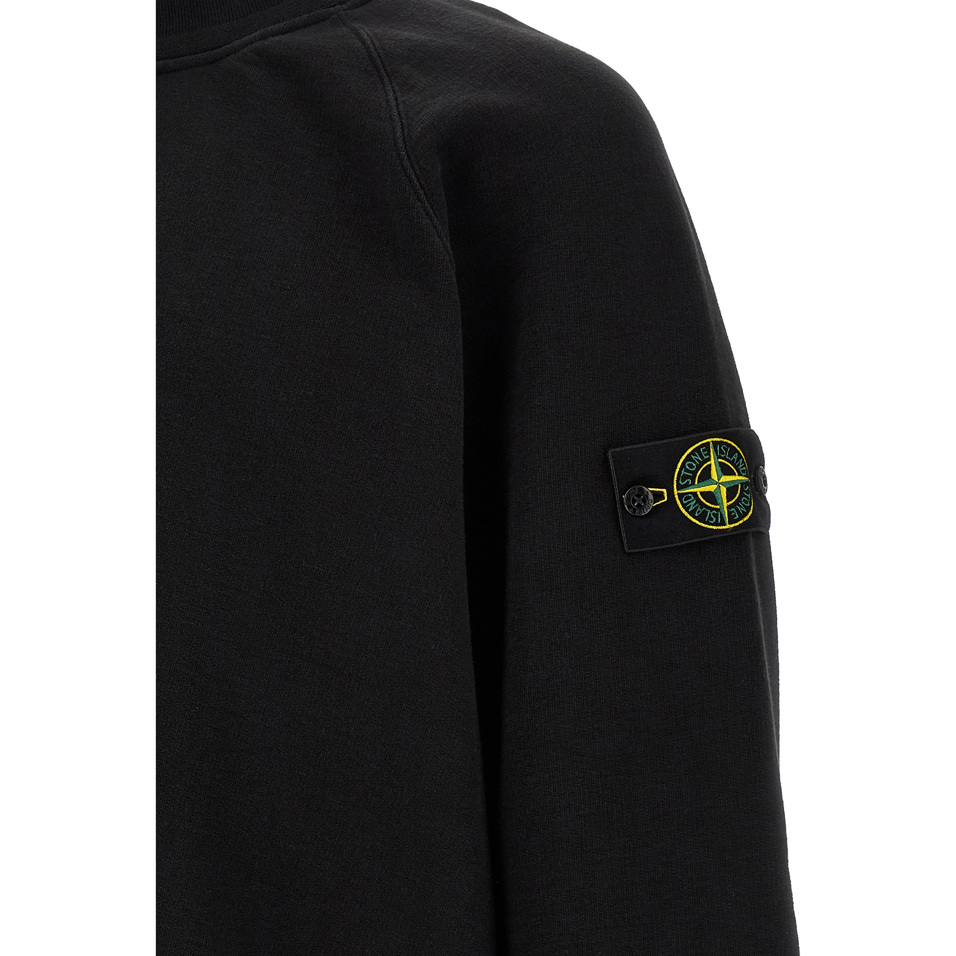 Black Cotton Sweatshirt