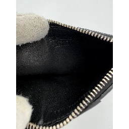 SAINT LAURENT Zip in Deerskin Cardholder