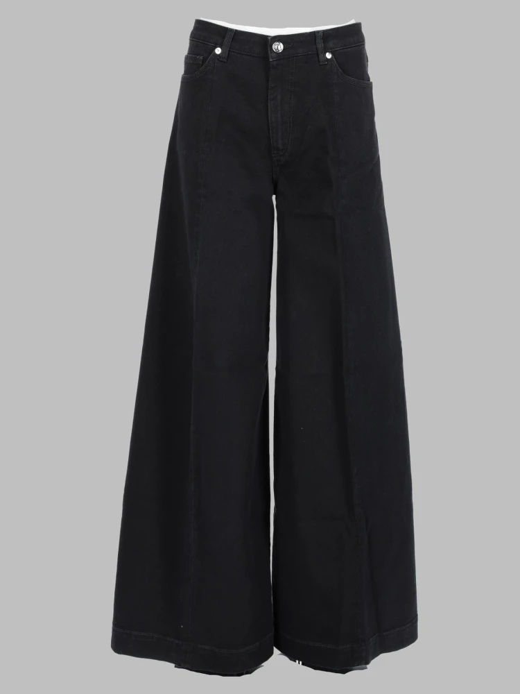 Jeans Ampio In Cotone