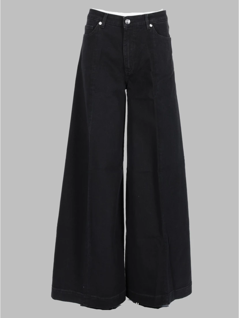 Jeans Ampio In Cotone
