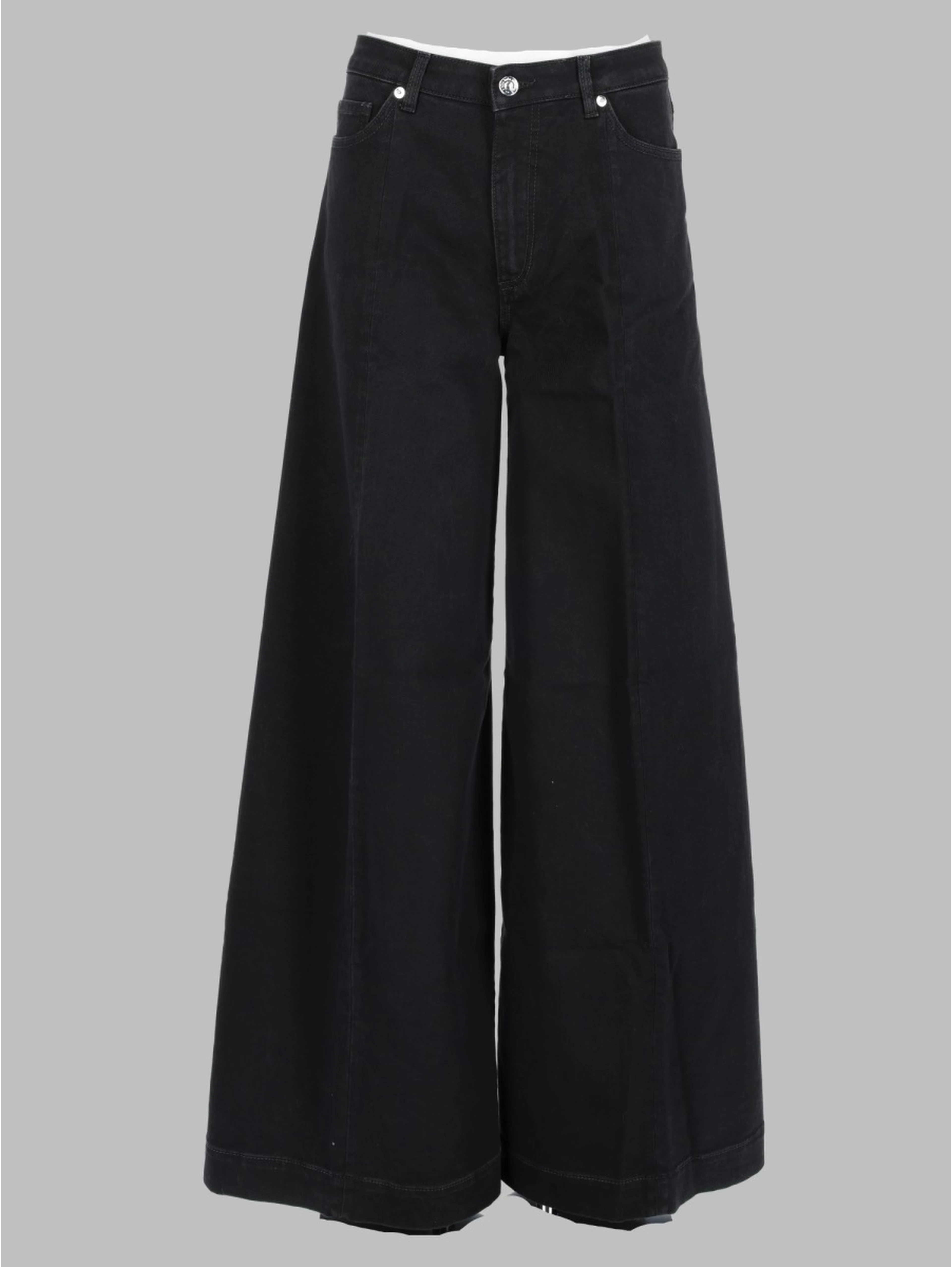 Jeans Ampio In Cotone