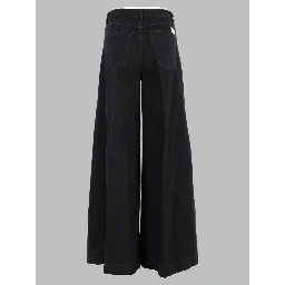 Jeans Ampio In Cotone