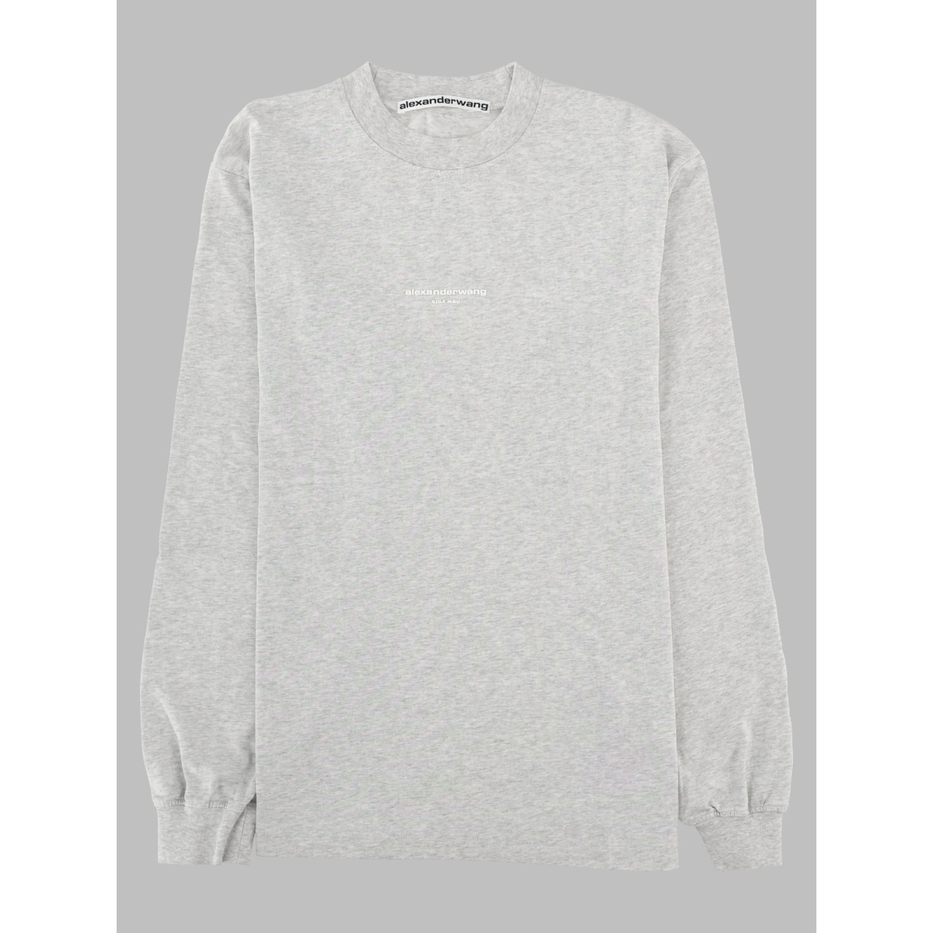 T-Shirt con Logo a Maniche Lunghe